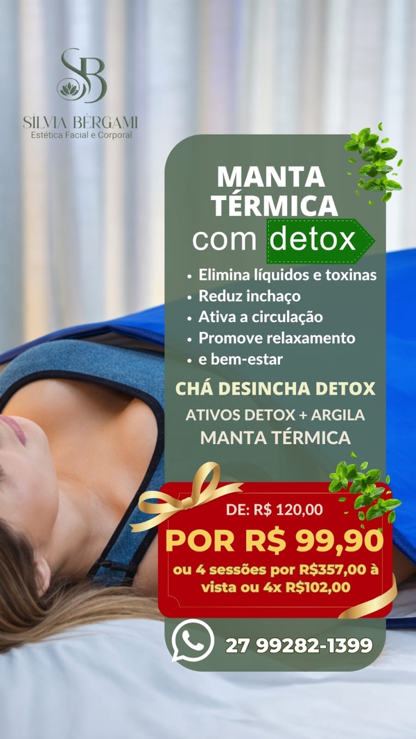 Manta Térmica Com Detox