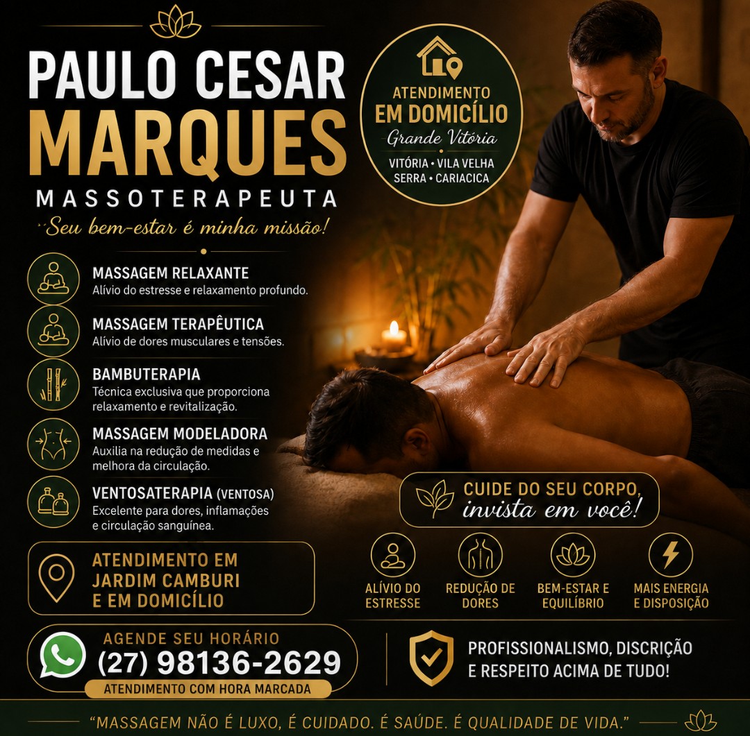 😱 VOCÊ + 1 PESSOA: MASSAGEM RELAXANTE POR R$ 99 CADA!